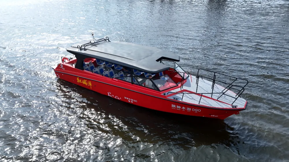 12,80 m Aluminium-Passagierboot