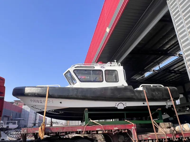 Lawada® Yacht hat erfolgreich ein 7,8 m langes Polizeiboot aus Aluminium für die Strafverfolgung ausgeliefert