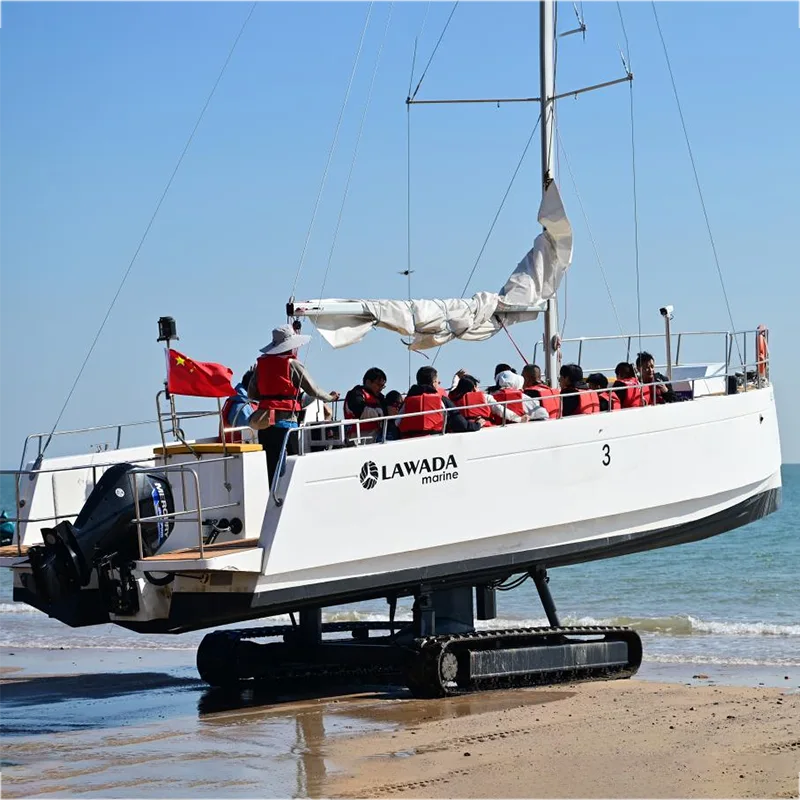 Amphibienmonohull Segelboot