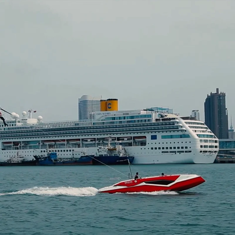 Glasfaser -Parasailing -Boot